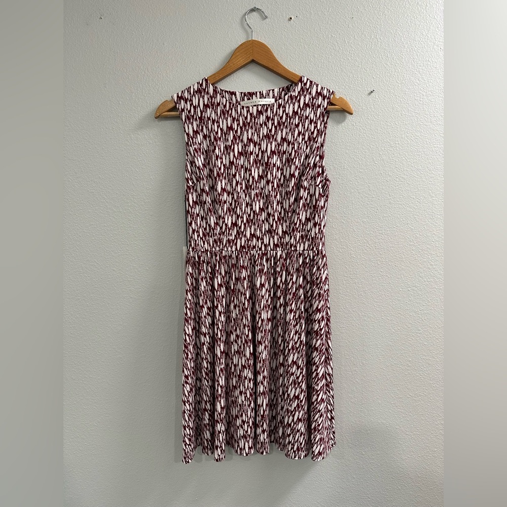 NWT Susana Monaco red and white sleeveless dress